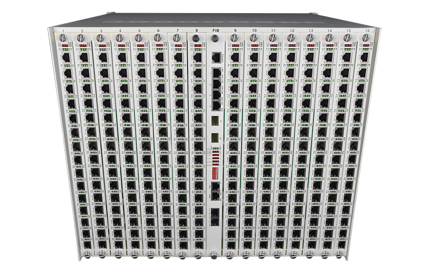 飛暢科技-960路電話光端機(jī)（8U 19英寸，SFP 1+1光備份）