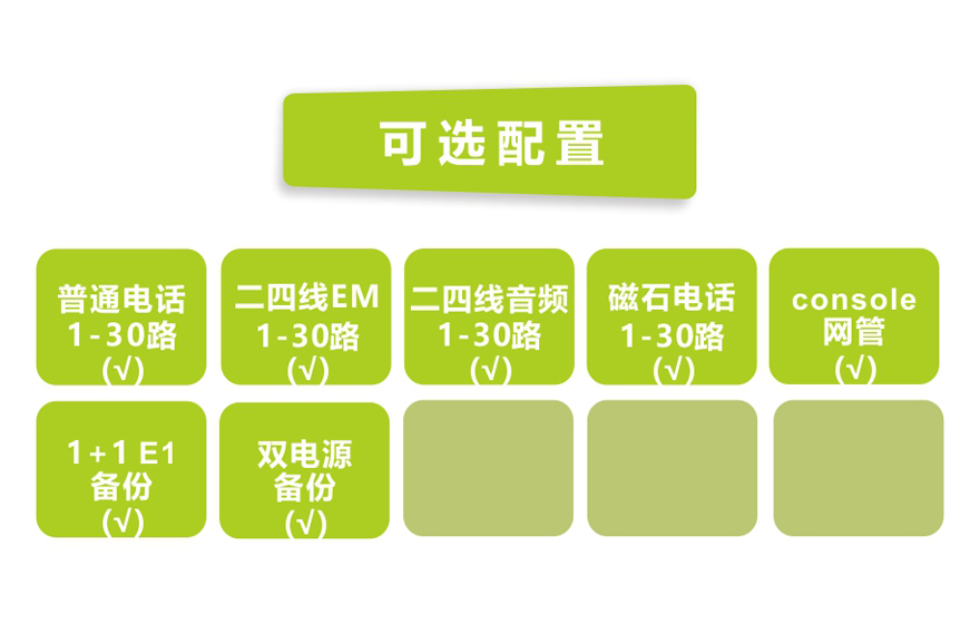 飛暢科技-1+1 E1備份 30路純電話(huà) E1 PCM復(fù)用