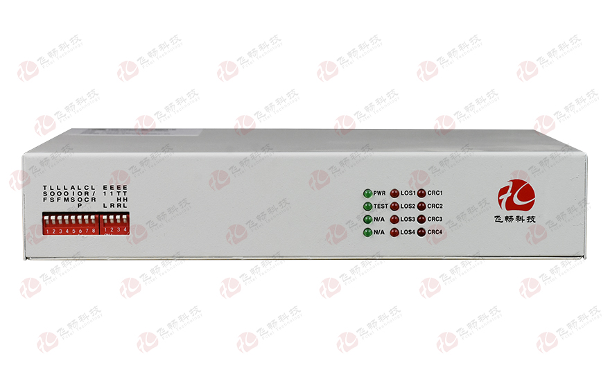 飛暢科技-4E1轉(zhuǎn)3FE+1路console網(wǎng)管（桌面式） 協(xié)議轉(zhuǎn)換器