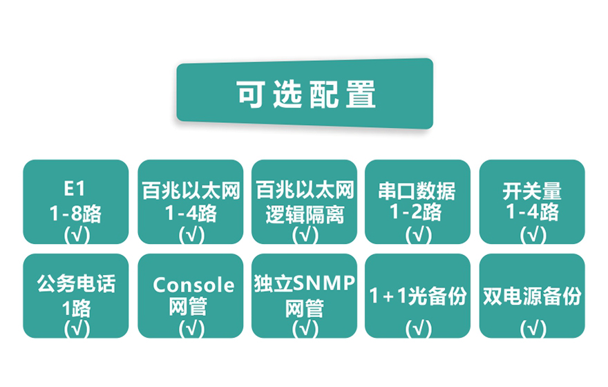 飛暢科技-8E1+4xFE 雙阻抗 1+1光備份 PDH光端機